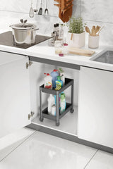 Omaş Tezgah Altı Tekerlekli Raf Ünitesi, Antrasit