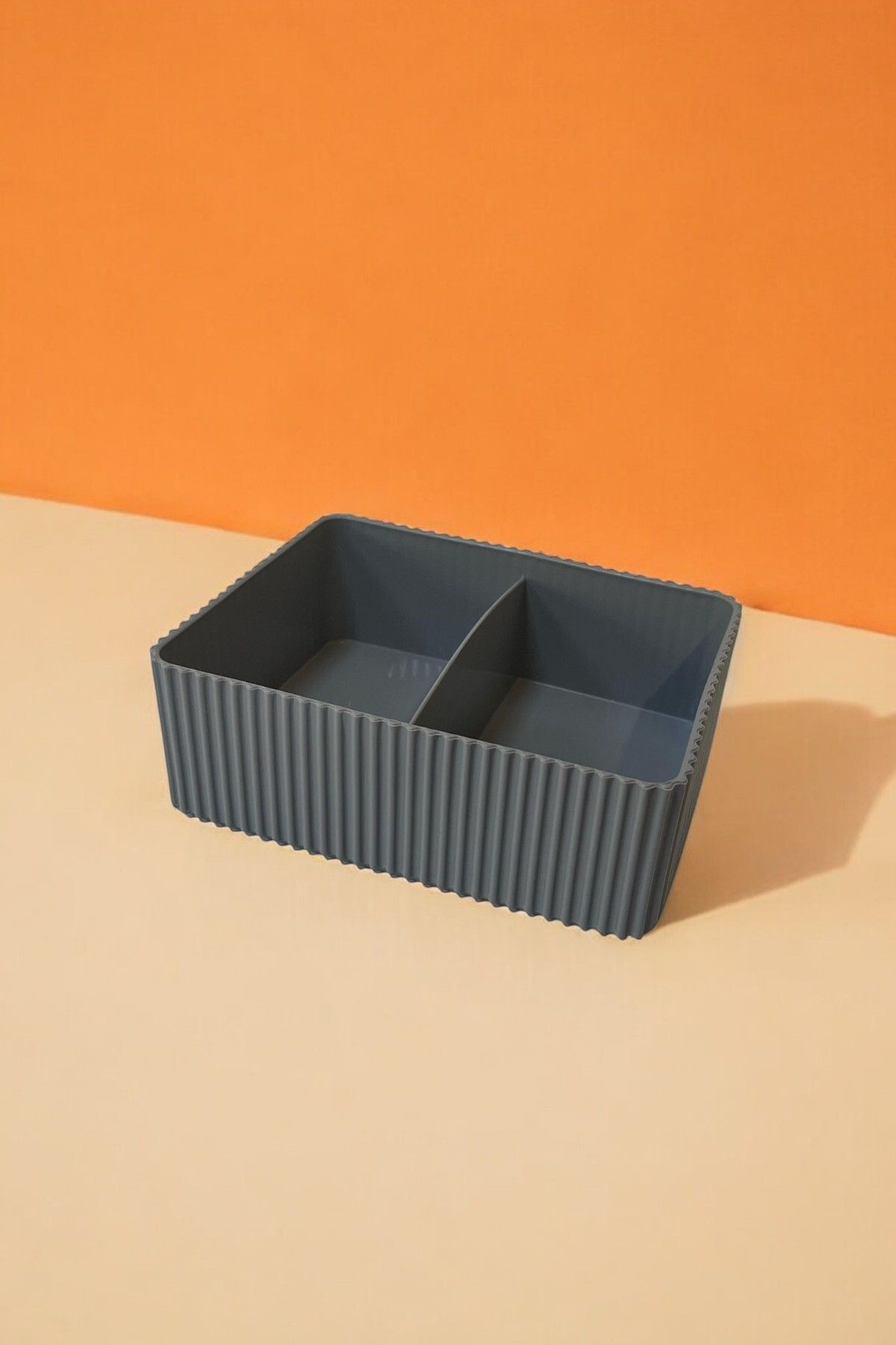 Kat Kat Bölmeli Organizer, 16 x 12 x 5.5 cm, Gri