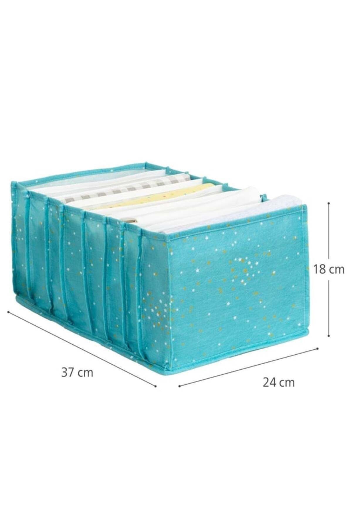 Baby Akordiyon Organizer Çekmece Düzenleyici Large, Mavi