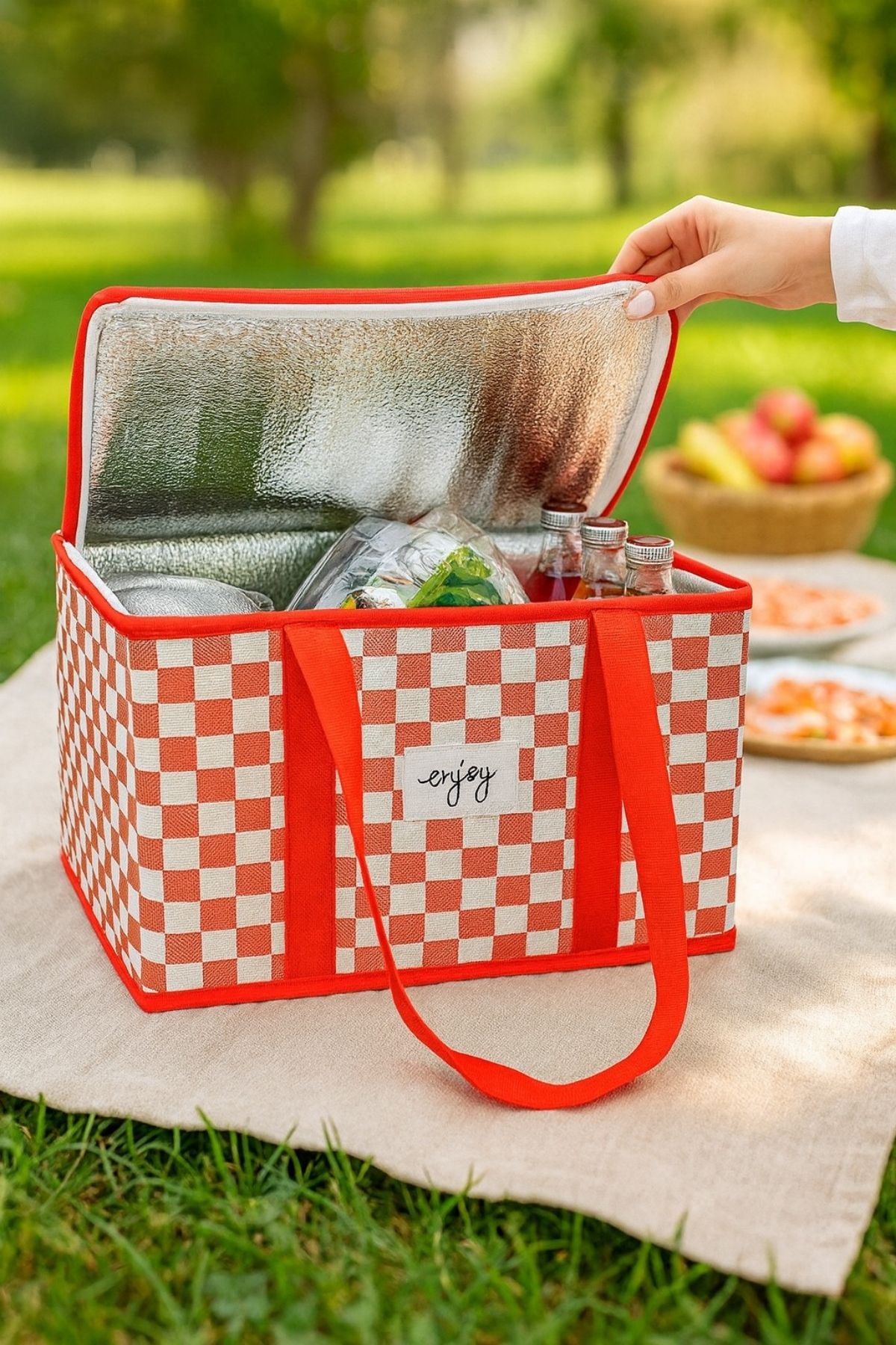 Termo Yalıtımlı Piknik Çantası 35 x 20 x 20 cm