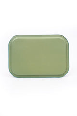 Flora Desenli Büyük Metal Tepsi, 28,5 x 40 cm