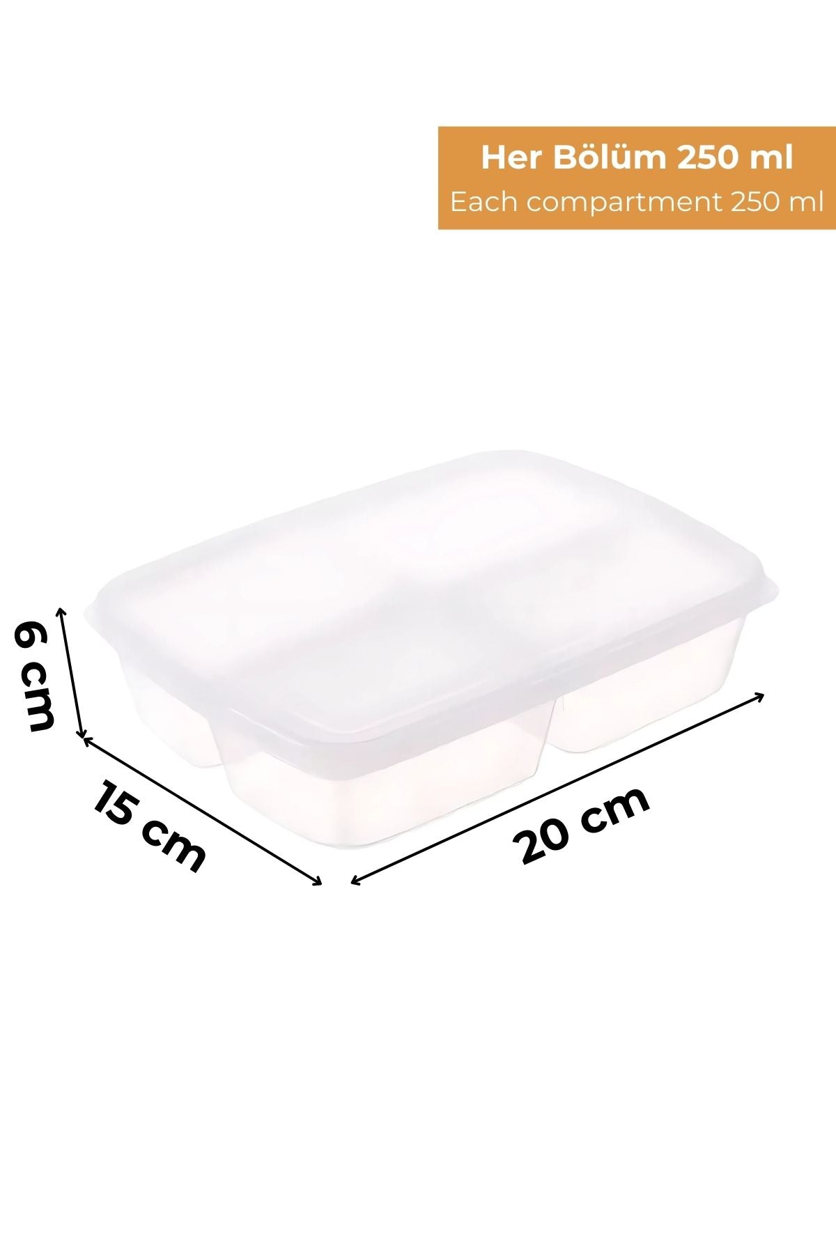 4 Bölmeli Buzdolabı Organizeri 1 lt, Friz Düzenleyici