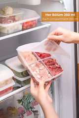 4 Bölmeli Buzdolabı Organizeri 1 lt, Friz Düzenleyici