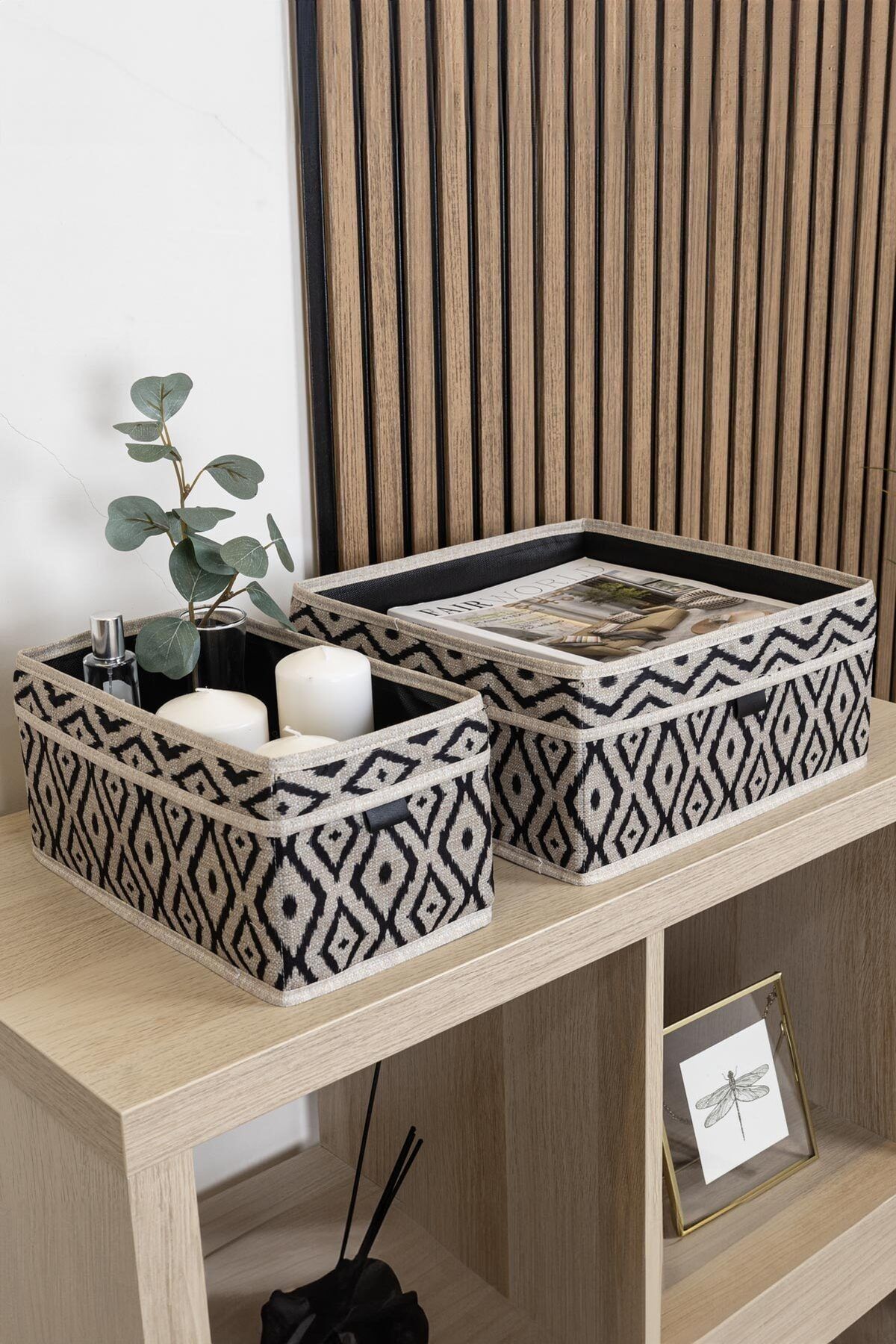 Bohe 2'li Çekmece ve Raf Düzenleyici Sepet, 2'li Set