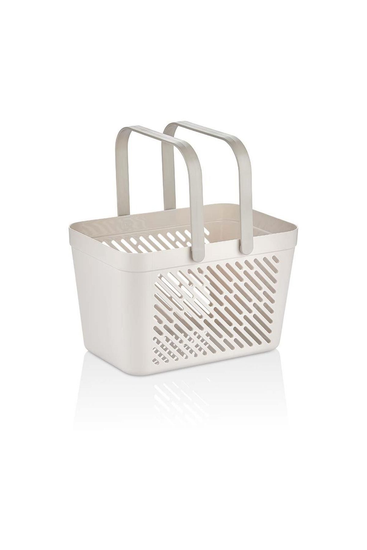 Omaş Çift Kulplu Çok Amaçlı Sepet, Dolap İçi Düzenleyici Sepet