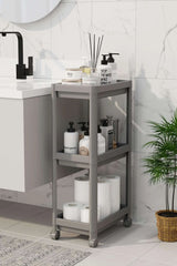 Omaş 3 Katlı Banyo Raf Ünitesi, Banyo Düzenleyici, Şampuanlık, Havluluk, Dolap, Mutfak Rafı, Deterjanlık