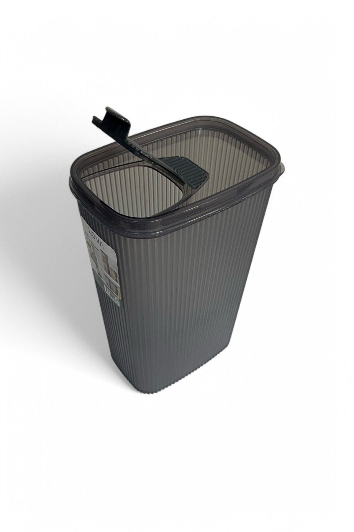 Erzak Kabı 4 lt - Antrasit, Büyük Boy Saklama Kabı