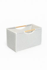 Tahta Saplı Kumaş Saklama Kutusu – 32 x 17 x 18 cm