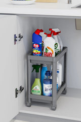 Omaş Tezgah Altı Tekerlekli Raf Ünitesi, Antrasit