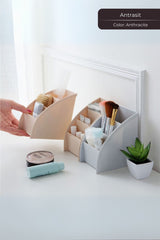 Lüks Makeup Ruj, Rimel, Oje Düzenleyici Organizer, Ruj Standı, Antrasit