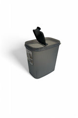 Erzak Kabı 2,5 lt - Antrasit, Hava Geçirmez Kapaklı Saklama Kabı