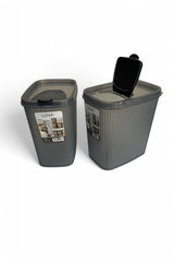 Erzak Saklama Kabı 2.5 lt, Antrasit, 2'li Set
