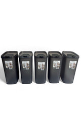 Erzak Saklama Kabı 4 lt, Antrasit, 5'li Set