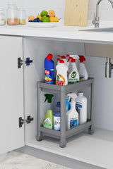 Omaş Tezgah Altı Tekerlekli Raf Ünitesi, Antrasit