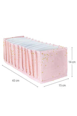 Baby Akordiyon Organizer Çekmece Düzenleyici Medium, Pembe