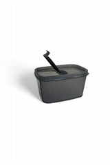 Erzak Kabı 1,3 lt - Antrasit, Kapaklı Saklama Kabı