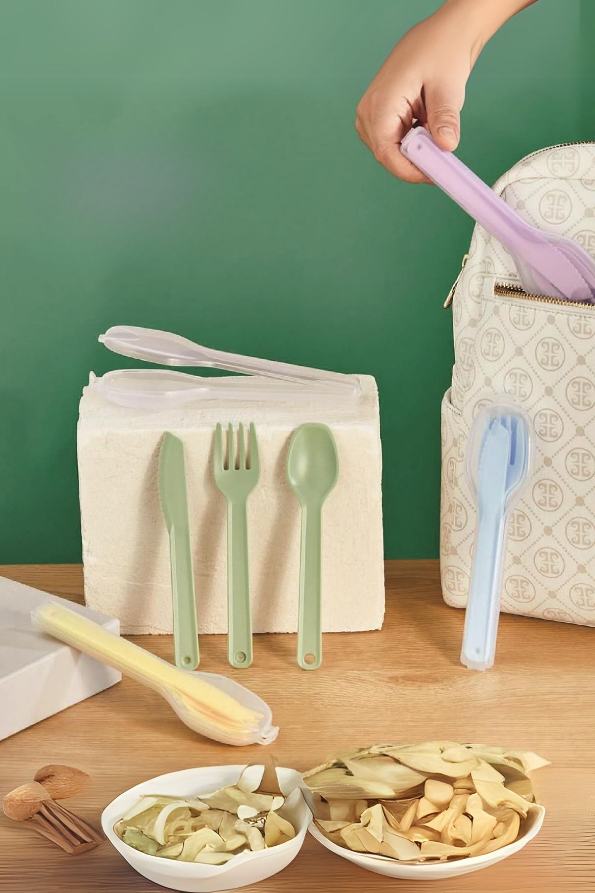 Plastik Kaşık, Çatal, Bıçak Seti