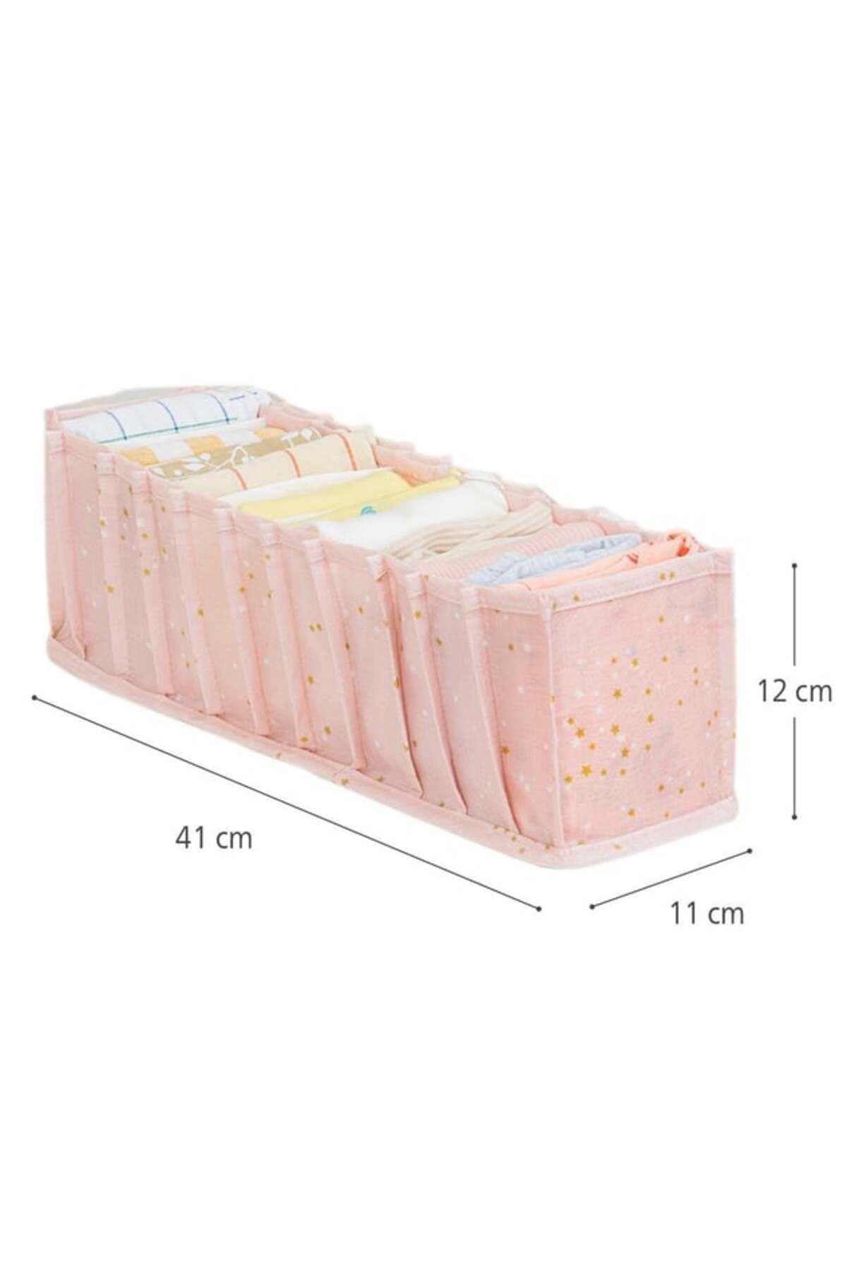 Baby Akordiyon Organizer Çekmece Düzenleyici Small, Pembe