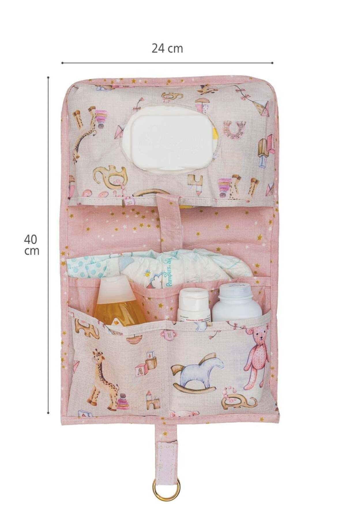 Bebek Alt Bakım Çantası, Pembe