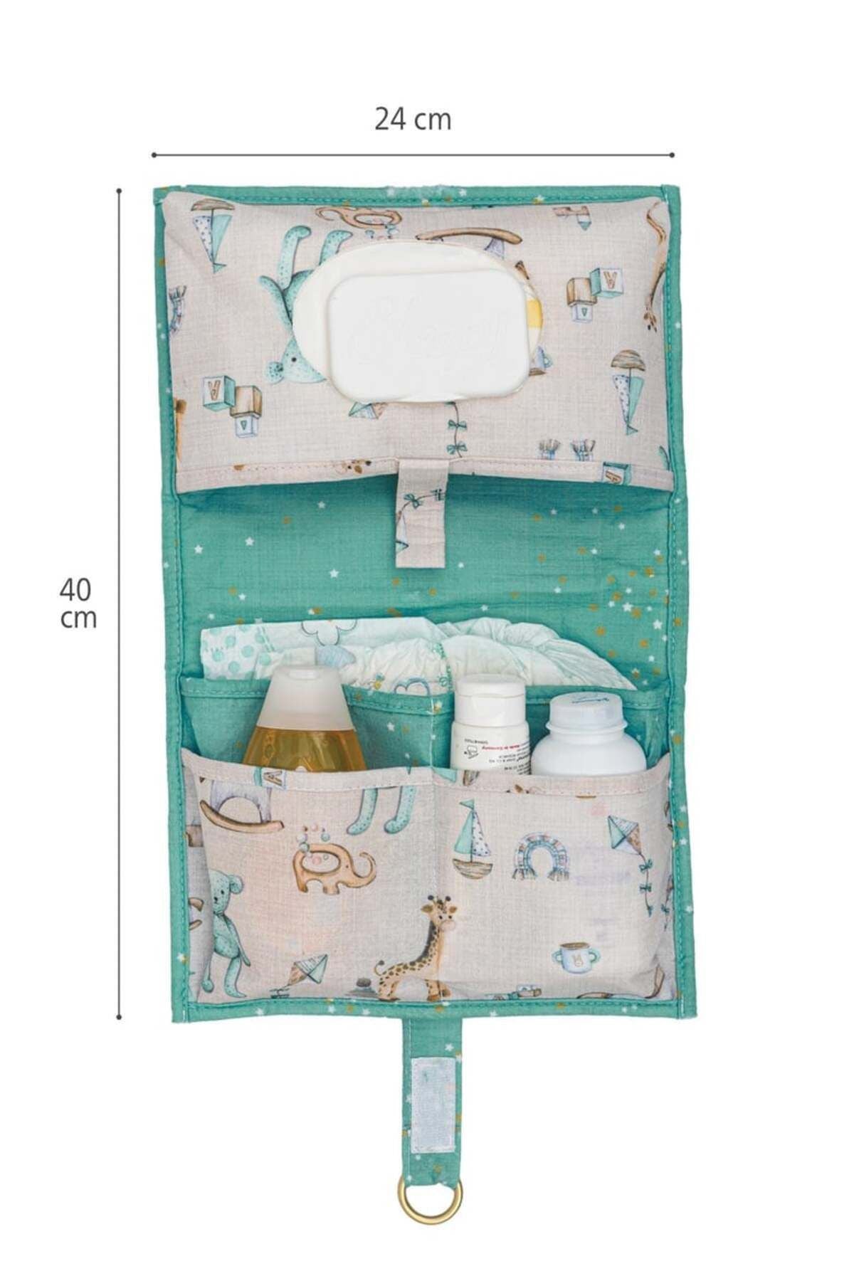 Bebek Alt Bakım Çantası, Mavi