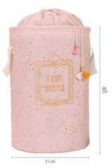 Baby Yuvarlak Torbalı Sepet, Bebek Odası Düzenleyici, 31 x 46 cm