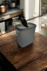 Erzak Kabı 2,5 lt - Antrasit, Hava Geçirmez Kapaklı Saklama Kabı
