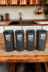 Shell Erzak Kabı 4000 ml, Antrasit, 4'lü Set