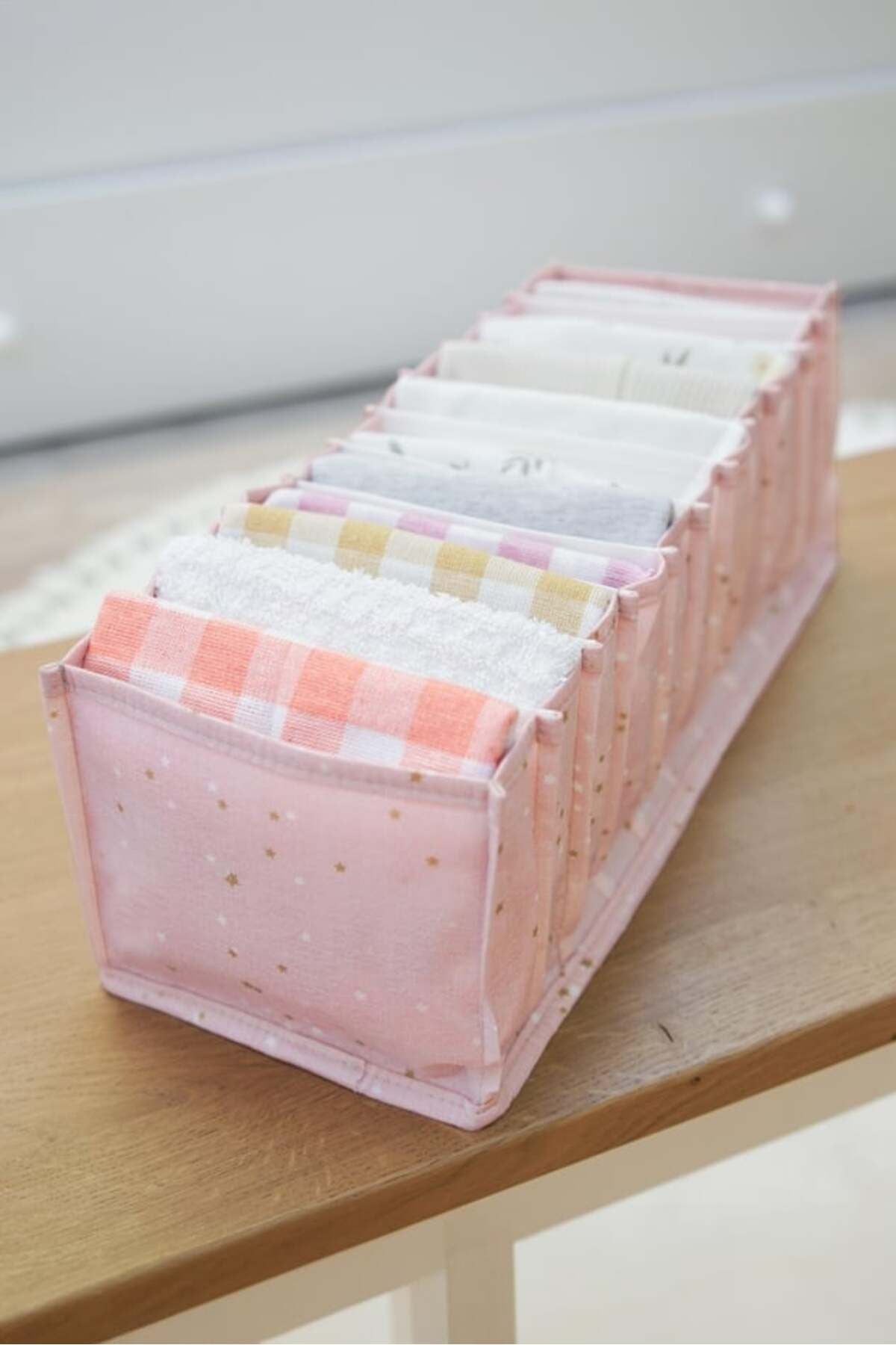 Baby Akordiyon Organizer Çekmece Düzenleyici Medium, Pembe