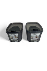 Erzak Saklama Kabı 1.3 lt, Antrasit, 2'li Set