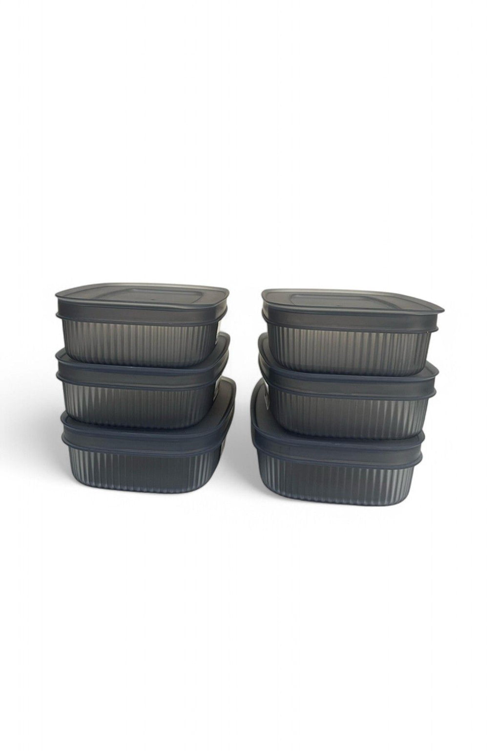Saklama Kabı, Antrasit, 6'lı Set, 600 ml