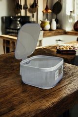 Şeffaf Erzak Kabı 1,1 Lt – Hava Geçirmez ve Kapaklı Saklama Kabı