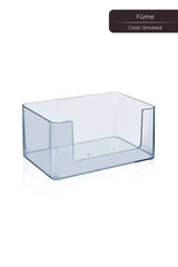 Kat Kat Şeffaf Organizer Plastik Düzenleyici, 24,5 x 14,5 cm Füme