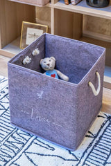 Keçe Raf Organizer, Raf Düzenleyici Saklama Kutusu, Gri, 30 x 30 x 30 cm, 27 Litre