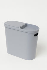 10 Litre Modern Tasarım Çöp Kovası – Banyo, Ofis, Mutfak İçin Hijyenik & Pratik Atık Kutusu, Gri