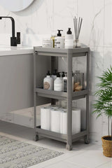 3 Katlı Banyo Raf Ünitesi, Banyo Düzenleyici, Şampuanlık, Havluluk, Dolap, Mutfak Rafı, Deterjanlık