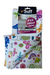 Suff Çiçek Sepeti Mikrofiber Mutfak Bezi 4'lü 32 x 32 cm