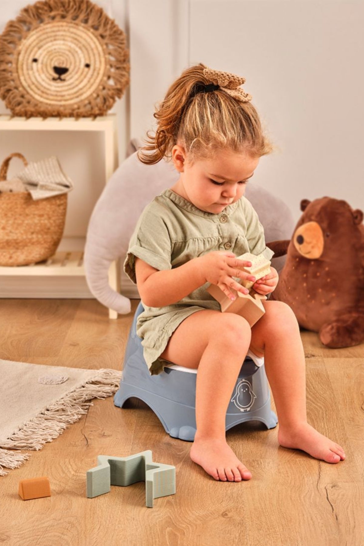 Dünya Bebek Lazımlık Niche Baby Comfort, Mavi