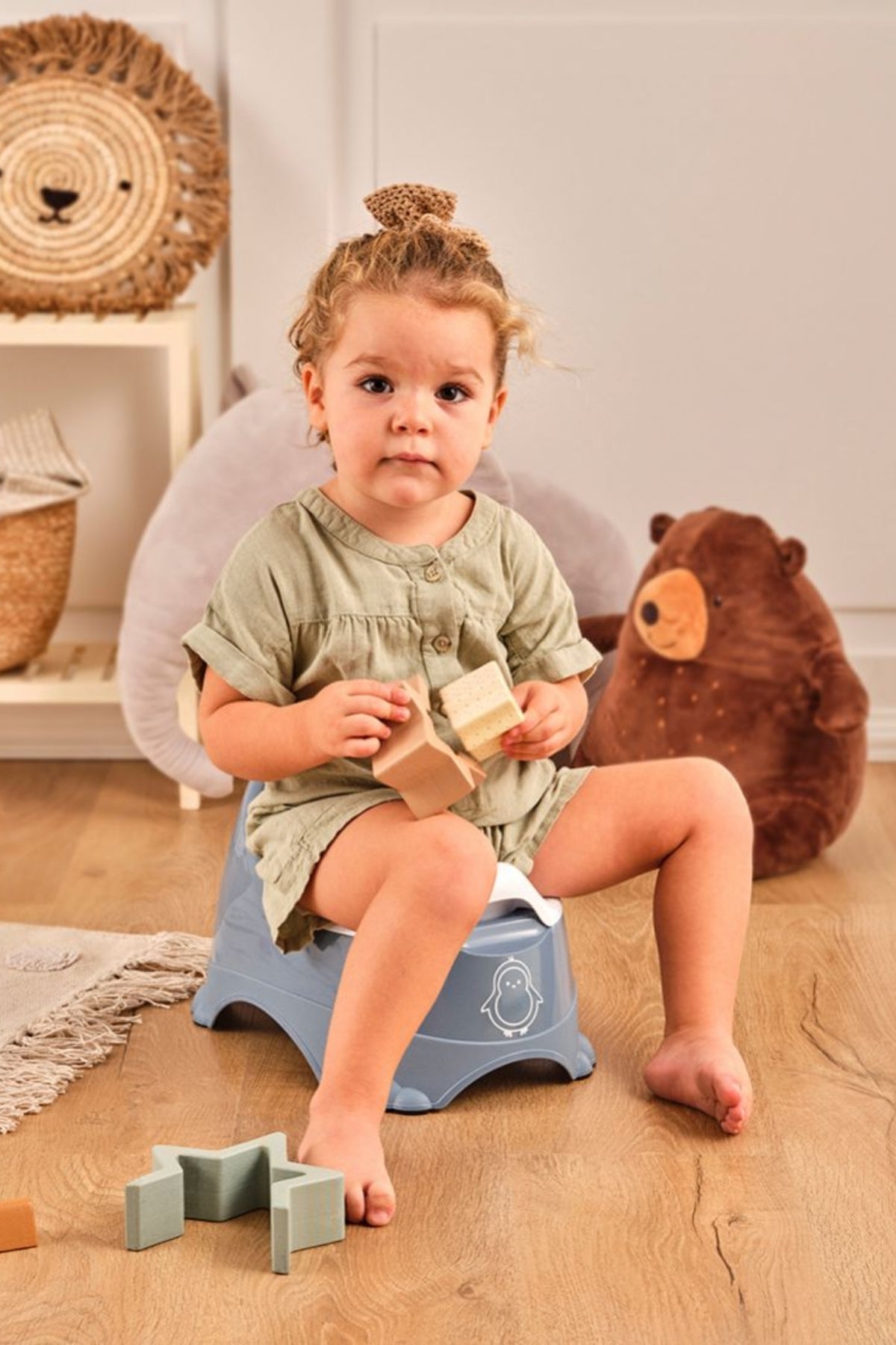 Dünya Bebek Lazımlık Niche Baby Comfort, Mavi