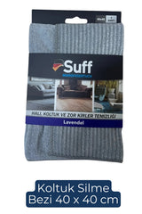 Suff 4'lü Araç Temizlik Bez Seti, Cam Bezi, Koltuk Bezi, Torpido Bezi, Araba Kurulama Bezi
