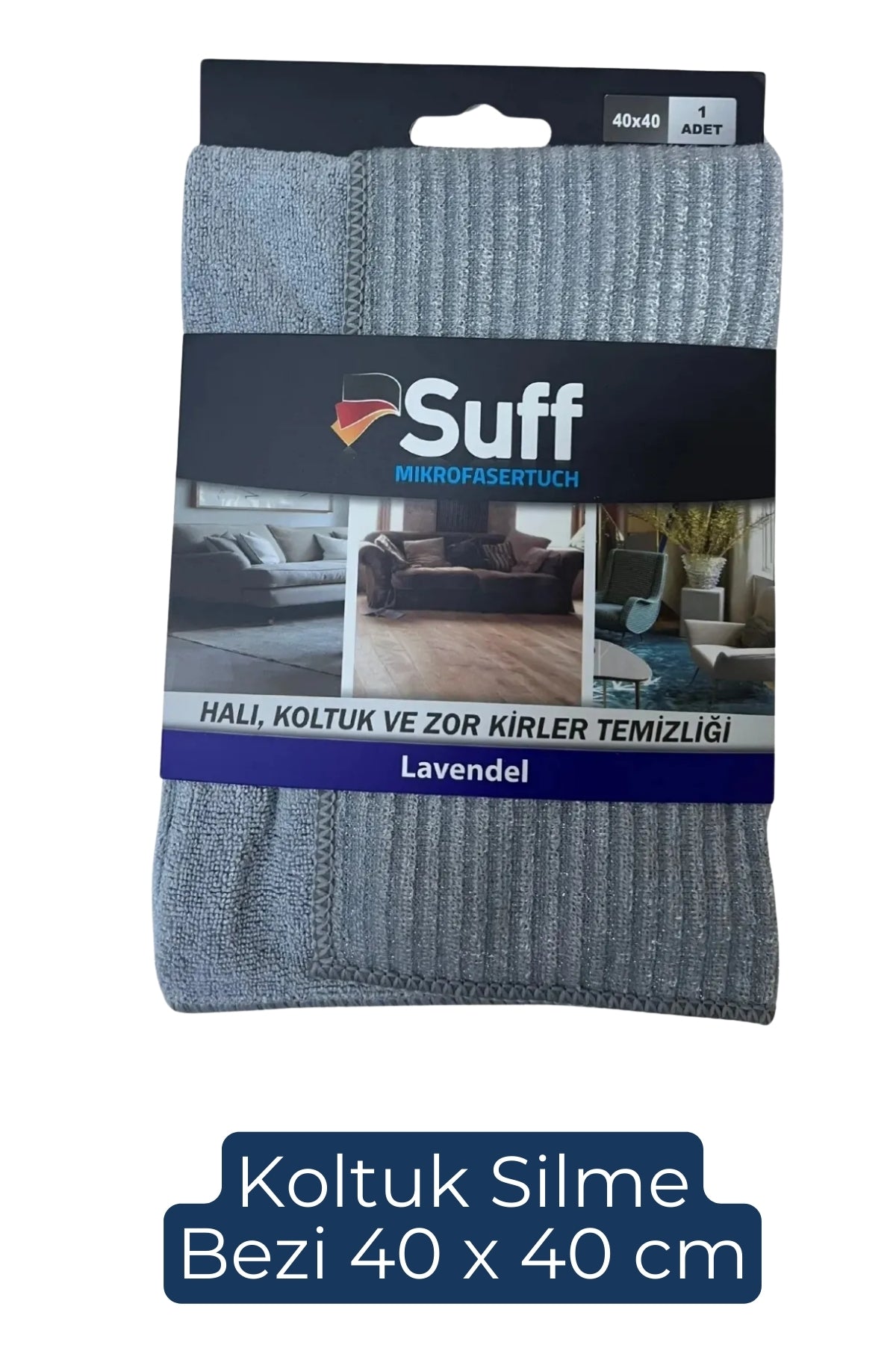 Suff 4'lü Araç Temizlik Bez Seti, Cam Bezi, Koltuk Bezi, Torpido Bezi, Araba Kurulama Bezi