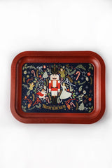 Fairytale Desenli Metal Klasik Tepsi, 23,3 x 30,7 cm