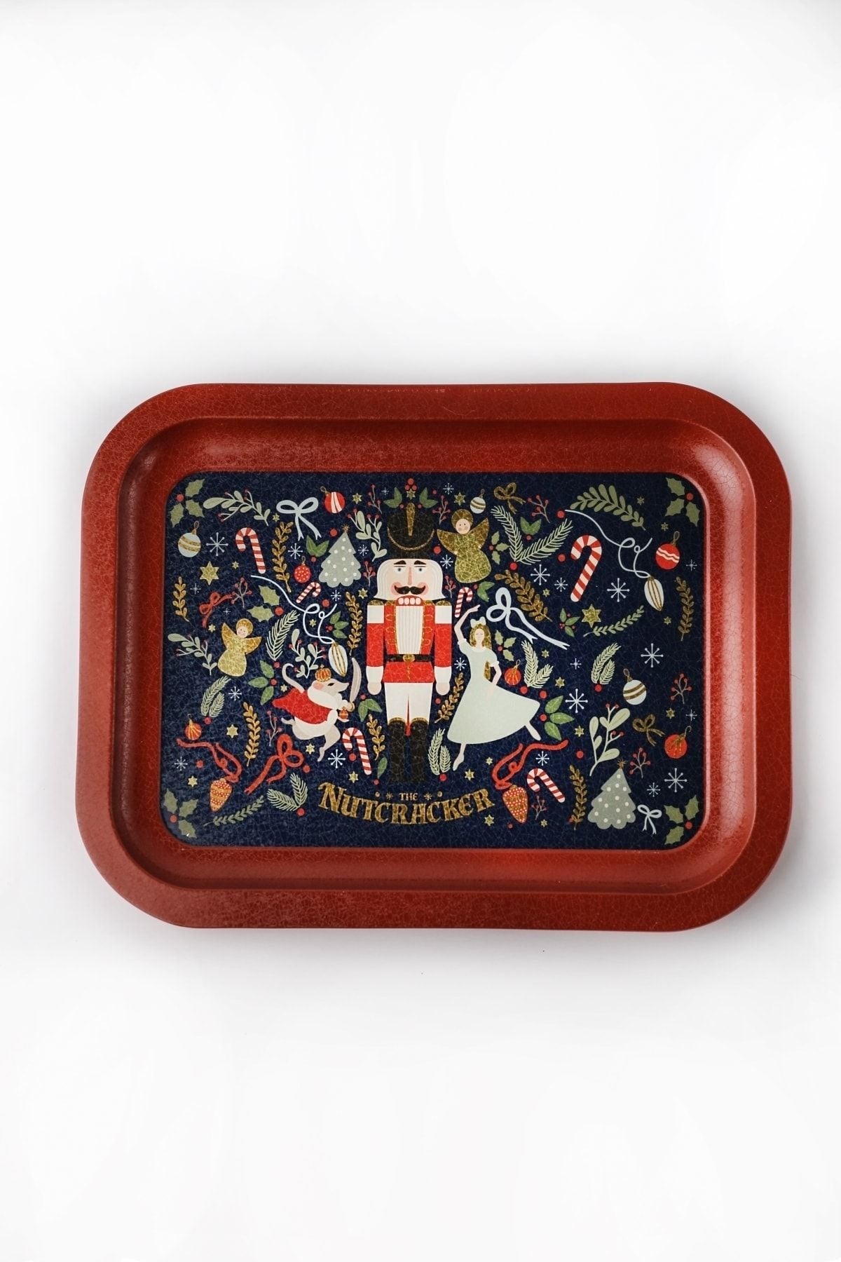 Fairytale Desenli Metal Klasik Tepsi, 23,3 x 30,7 cm