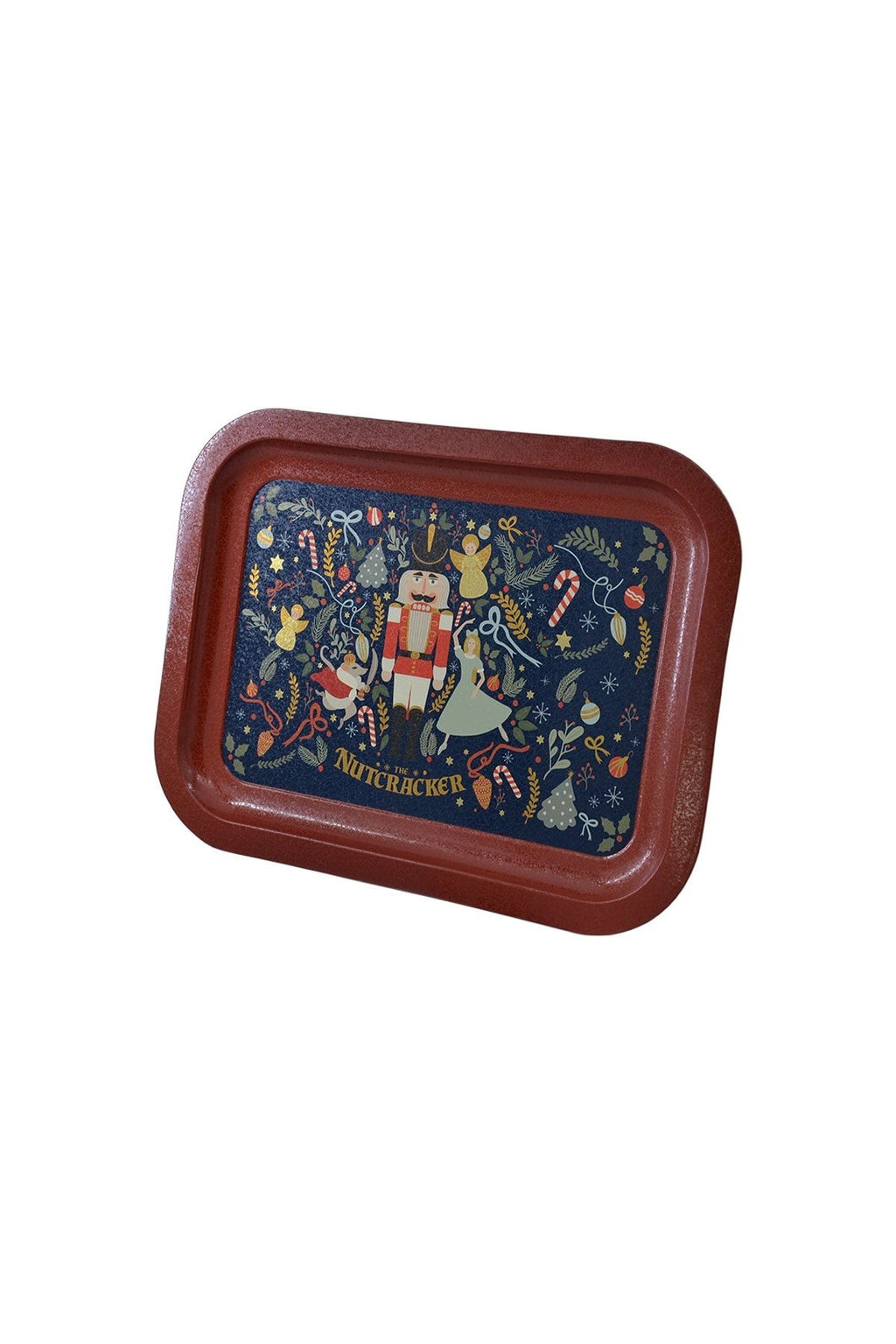 Fairytale Desenli Metal Klasik Tepsi, 23,3 x 30,7 cm