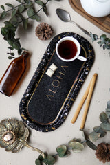 Milano Desenli Baton Metal Tepsi, 16 x 35 cm