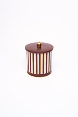 Festival Desenli Yuvarlak Metal Saklama Kabı 14 x 15 cm, 2,1 lt