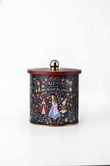 Fairytale Desenli Yuvarlak Metal Saklama Kabı, 14 x 15 cm, 2,1 lt