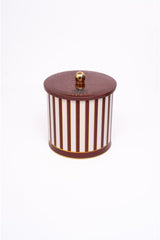 Festival Desenli Yuvarlak Metal Saklama Kabı, 17,5 x 18 cm, 4,1 lt