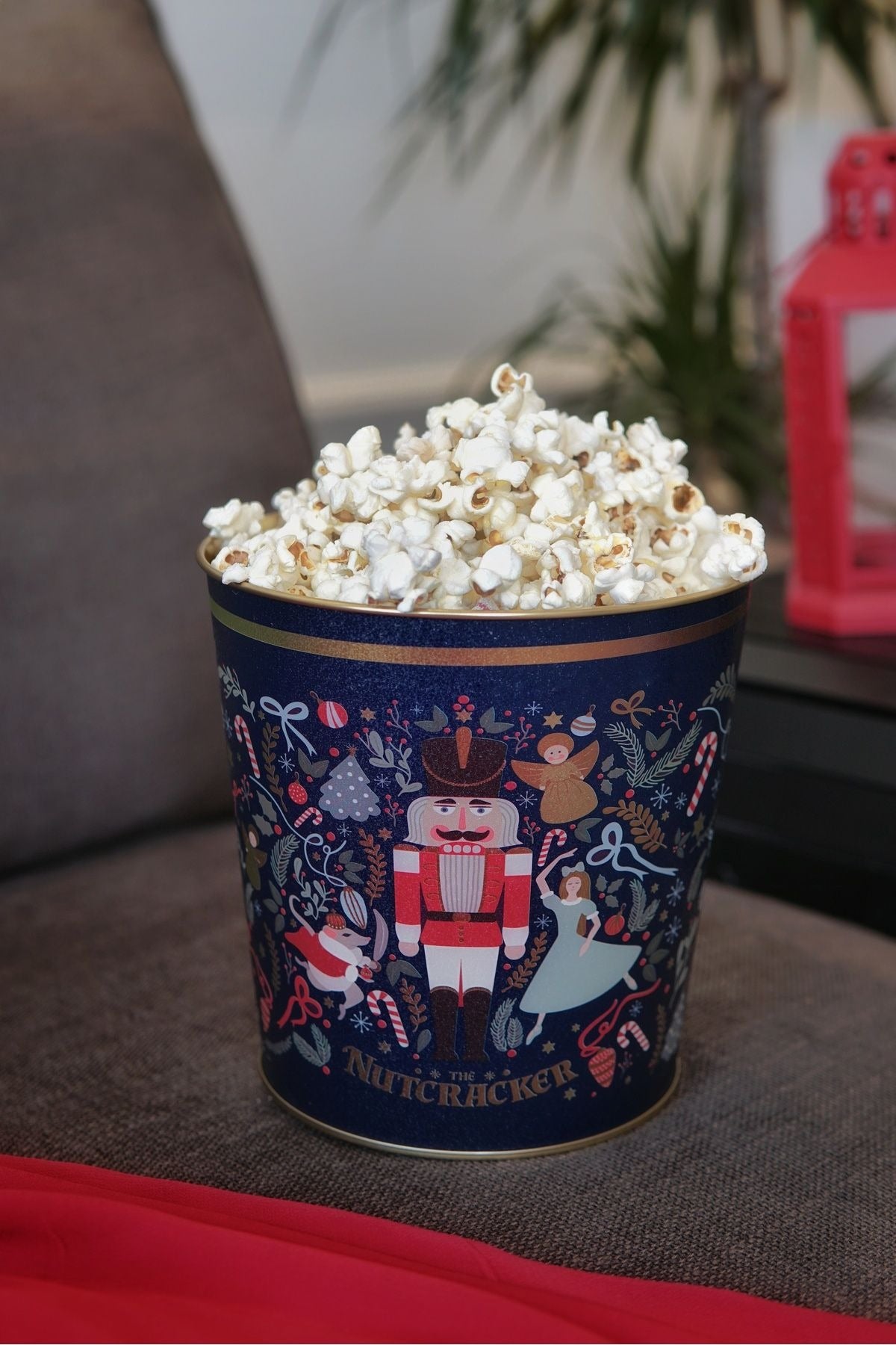 Fairytale Desenli Mısır Kovası, Popcorn Kovası, 17,5 x 17 cm, 2,6 lt