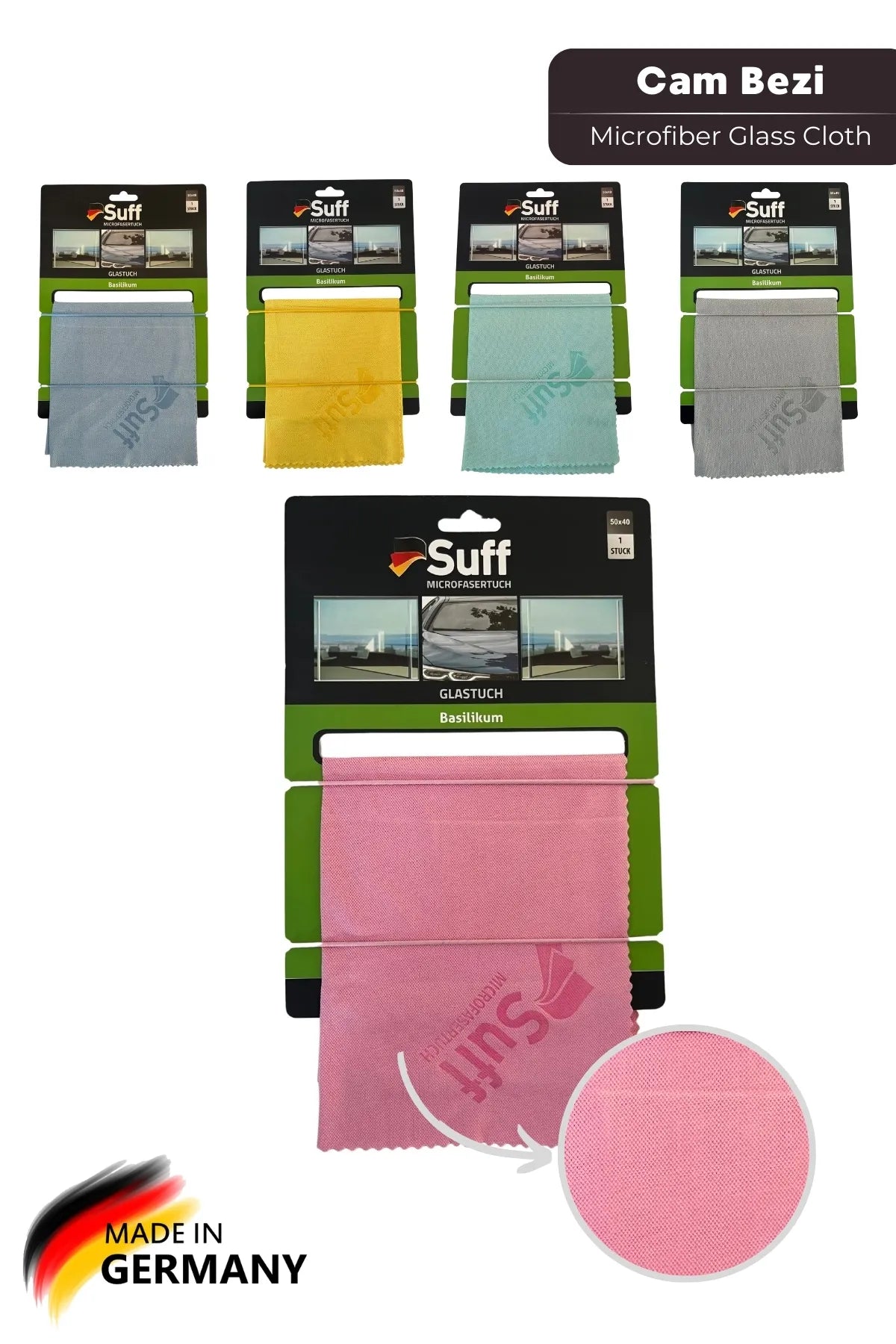 Suff Reyhan Basilikum Mikrofiber Cam Bezi 50 X 40 Cm