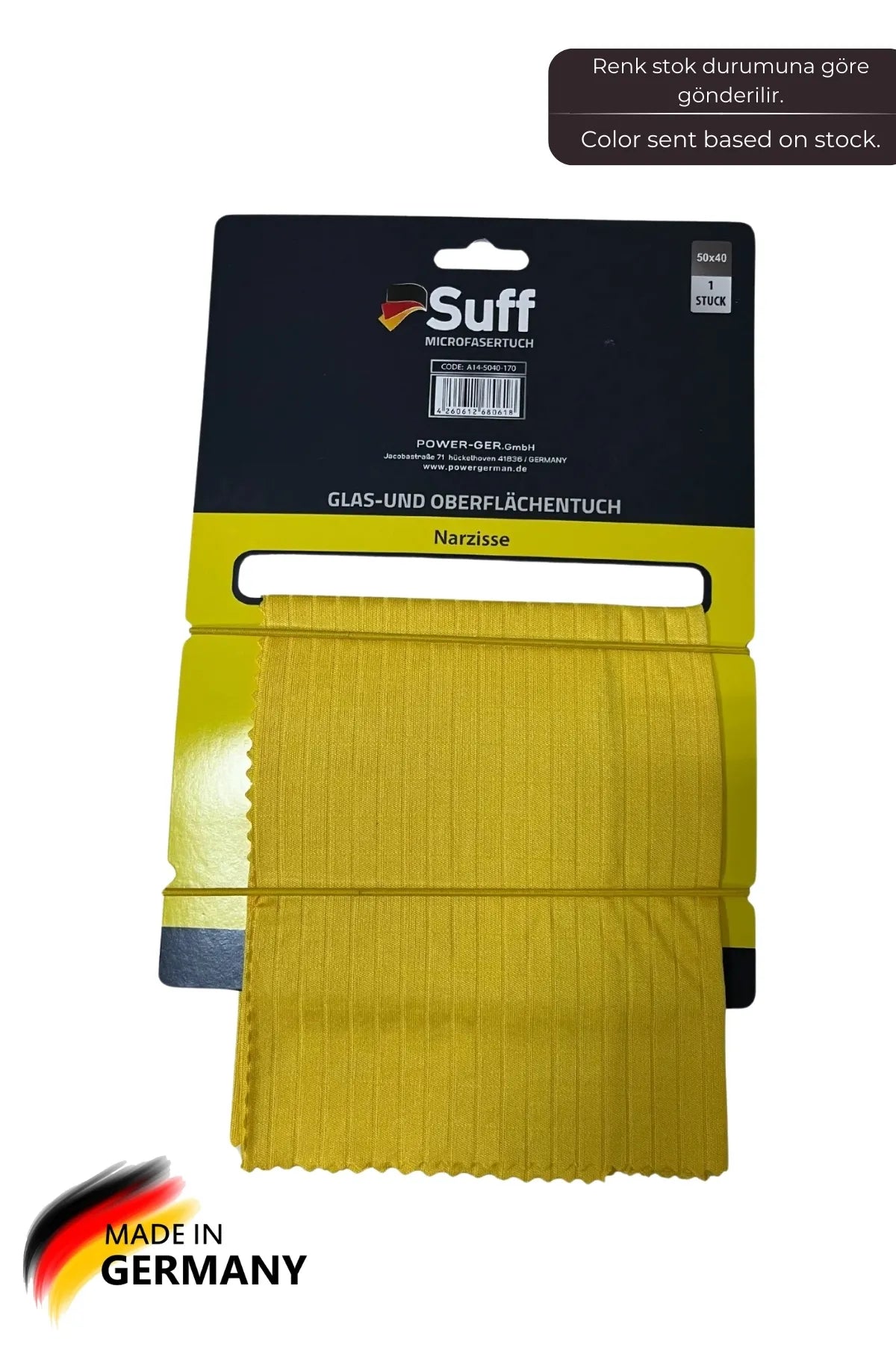 Suff Nergis Narzisse Mikrofiber Yüzey, Cam Silme Bezi, Televizyon, Laptop, Tablet Silme Bezi, 50 X 40 Cm